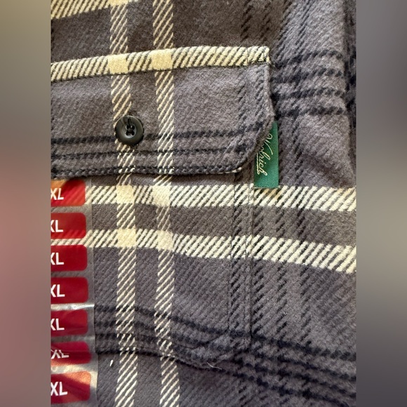 NWT Woolrich Men’s Major Plaid Brawny Flannel Shirt - Size XL - Picture 6 of 8